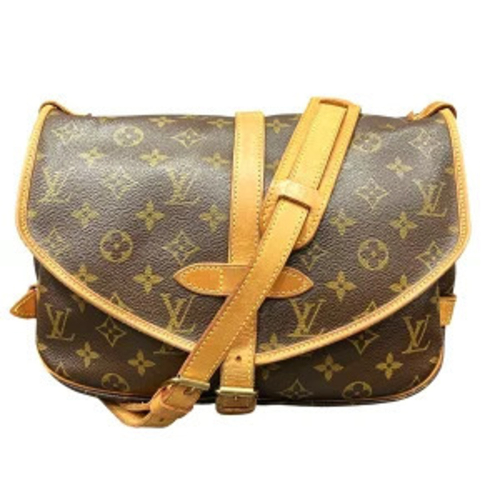 Louis Vuitton Saumur Shoulder Bag Monogram Leather